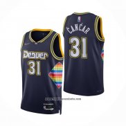 Camiseta Denver Nuggets Vlatko Cancar #31 Ciudad 2021-22 Azul