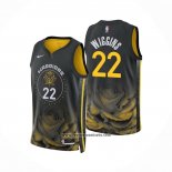 Camiseta Golden State Warriors Andrew Wiggins #22 Ciudad 2022-23 Negro