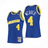 Camiseta Golden State Warriors Chris Webber #4 Mitchell & Ness 1993-94 Azul