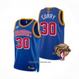 Camiseta Golden State Warriors Stephen Curry #30 Classic 2022 NBA Finals Azul