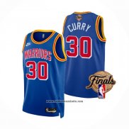 Camiseta Golden State Warriors Stephen Curry #30 Classic 2022 NBA Finals Azul