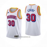 Camiseta Golden State Warriors Stephen Curry #30 Classic 2024-25 Blanco