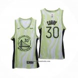 Camiseta Golden State Warriors Stephen Curry #30 Fashion Royalty Verde