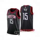 Camiseta Houston Rockets Daishen Nix #15 Statement 2023-24 Negro