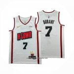 Camiseta Houston Rockets Kevin Durant NO 7 Ciudad 2024-25 Blanco