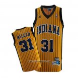 Camiseta Indiana Pacers Reggie Miller #31 Retro Amarillo