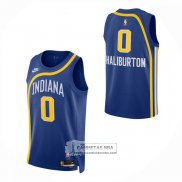 Camiseta Indiana Pacers Tyrese Haliburton NO 0 Classic 2026-27 Azul