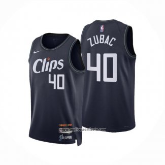 Camiseta Los Angeles Clippers Ivica Zubac #40 Ciudad 2023-24 Azul