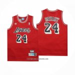 Camiseta Los Angeles Lakers Kobe Bryant #24 Retro Rojo