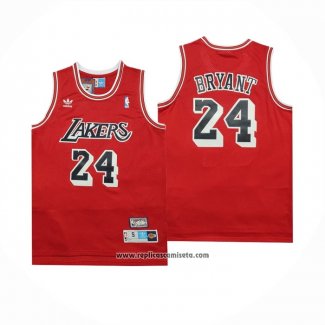 Camiseta Los Angeles Lakers Kobe Bryant #24 Retro Rojo