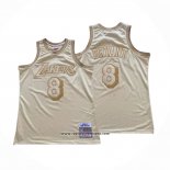 Camiseta Los Angeles Lakers Kobe Bryant #8 Mitchell & Ness 1996-97 Oro
