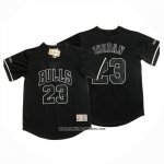 Camiseta Manga Corta Chicago Bulls Michael Jordan NO 23 Negro