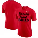 Camiseta Manga Corta Chicago Bulls Rojo1
