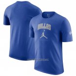 Camiseta Manga Corta Dallas Mavericks Essential Ciudad Azul