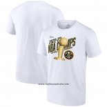 Camiseta Manga Corta Denver Nuggets 2023 NBA Finals Champions Floater Trophy Blanco