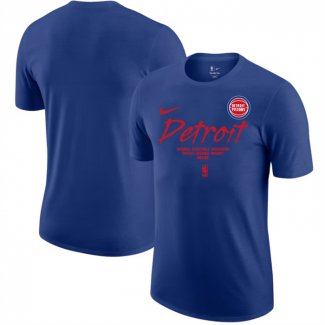 Camiseta Manga Corta Detroit Pistons Azul