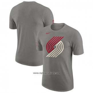 Camiseta Manga Corta Portland Trail Blazers Ciudad 2023-24 Gris