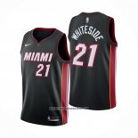 Camiseta Miami Heat Hassan Whiteside #21 Icon Negro