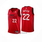 Camiseta Miami Heat Jimmy Butler #22 Ciudad 2024-25 Rojo