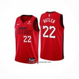 Camiseta Miami Heat Jimmy Butler #22 Ciudad 2024-25 Rojo