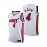 Camiseta Miami Heat Victor Oladipo #4 Association 2021-22 Blanco