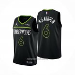 Camiseta Minnesota Timberwolves Jordan McLaughlin #6 Statement 2022-23 Negro