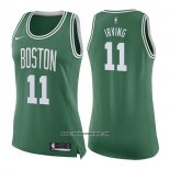 Camiseta Mujer Boston Celtics Kyrie Irving #11 Icon 2017-18 Verde