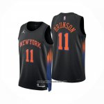 Camiseta New York Knicks Jalen Brunson NO 11 Statement 2025-26 Negro