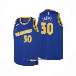 Camiseta Nino Golden State Warriors Stephen Curry #30 Classic 2022-23 Azul