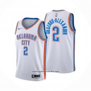 Camiseta Oklahoma City Thunder Shai Gilgeous-Alexander #2 Association Blanco