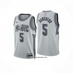 Camiseta Orlando Magic Paolo Banchero #5 Ciudad 2024-25 Blanco