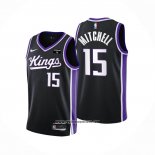 Camiseta Sacramento Kings Davion Mitchell #15 Icon 2023-24 Negro