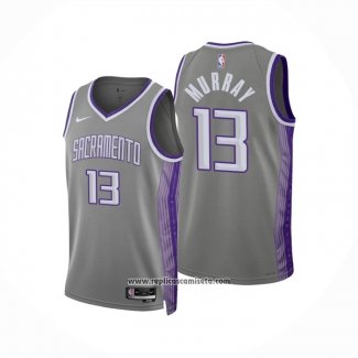 Camiseta Sacramento Kings Keegan Murray #13 Ciudad 2022-23 Gris