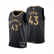 Camiseta Toronto Raptors Pascal Siakam #43 Ciudad 2022-23 Negro