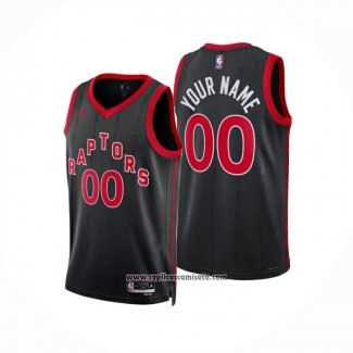 Camiseta Toronto Raptors Personalizada Statement 2024-25 Negro