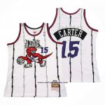 Camiseta Toronto Raptors Vince Carter #15 Mitchell & Ness 1998-99 Blanco2