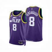 Camiseta Utah Jazz Brice Sensabaugh #8 Classic 2023-24 Violeta