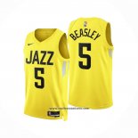 Camiseta Utah Jazz Malik Beasley #5 Icon 2022-23 Amarillo