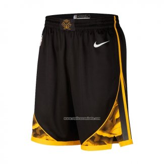 Pantalone Golden State Warriors Ciudad 2022-23 Negro