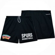 Pantalone San Antonio Spurs Mitchell & Ness Hardwood Classics Negro