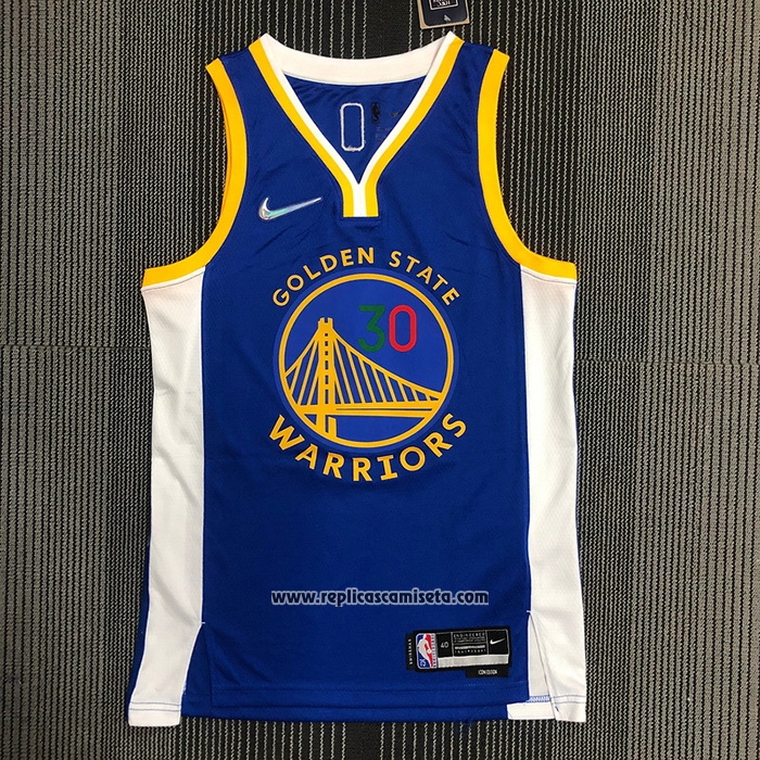 Camiseta Stephen Curry #30 Golden State Warriors Azul ⋆ MiCamisetaNBA