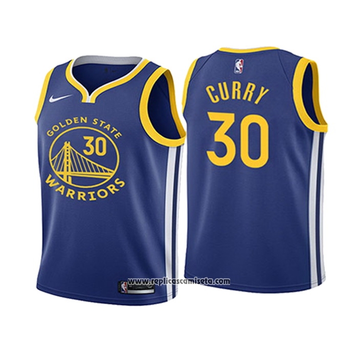 Nino Golden State Warriors Curry #30 Icon 2019-20 Azul