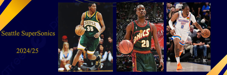 Camiseta Seattle SuperSonics Baratas
